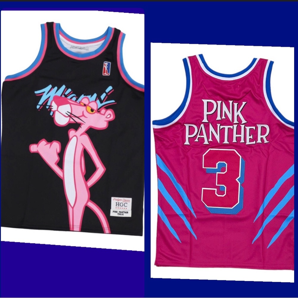 “Pink Panther Miami Nights 3” Headgear Classics Basketball Jersey